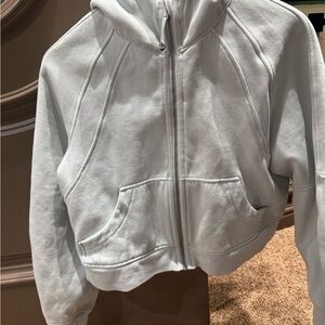 lululemon athletica Light Gray Hoodie Jacket